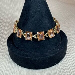 LOFT Gold Bracelet with Amber Stones